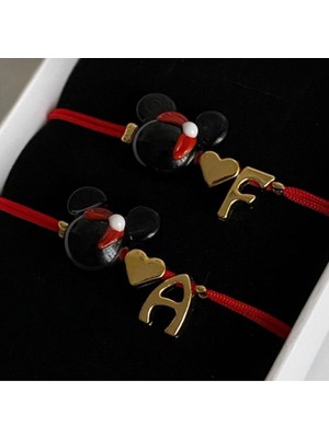 Altın Kaplama Tasarım Harf Bileklik