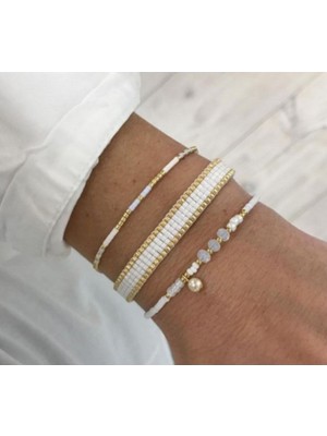 Beyaz Elit Miyuki Set