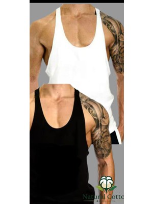 Fitness Gym Tank Top 2'li  Sporcu Atleti