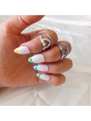 Ladybirdbujiteri Kalp Figür Ayarlanabilir  Yüzük