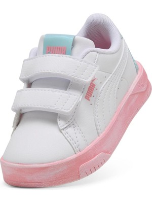 Puma Jada Classic Space Bel V Ps Çocuk Günlük Spor Ayakkabı Ayakkabı Beyaz