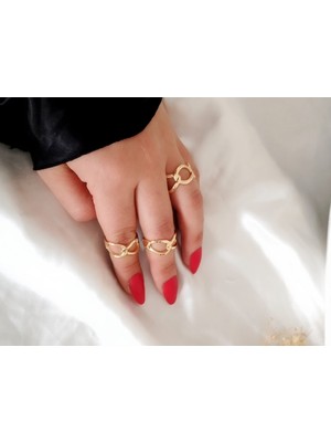 Ladybirdbujiteri Zincir Model Ayarlanabilir Yüzük