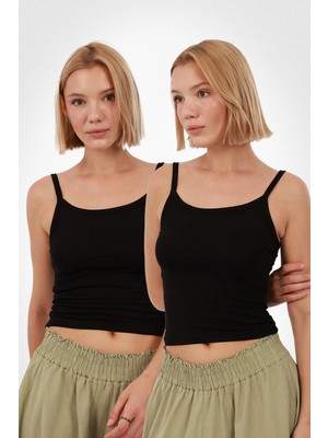 Kadın Askılı Atlet 2’li Set