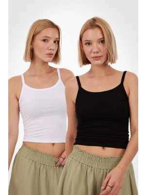 Kadın Askılı Atlet 2’li Set