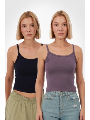 Kadın Askılı Atlet 2’li Set