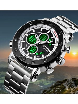 Skmei 1636 Dijital Analog Relogio Erkek Kol Saati