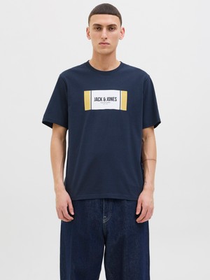 Jack Jones Yazı Baskılı Erkek Tişört 12278508