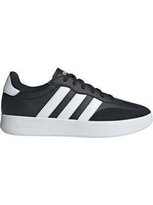 Adidas BARREDA JI2307 Siyah Sneaker Erkek İçin Kauçuk Tabanlı Sentetik Deri ve Süet