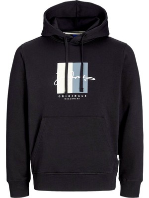 Jack & Jones Jorfrederıksberg Siyah Erkek Sweatshirt 12274585
