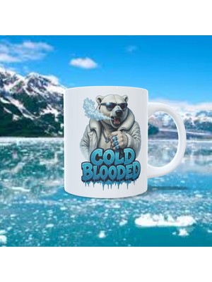 Alaska Ayısı Temalı Porselen Bardak