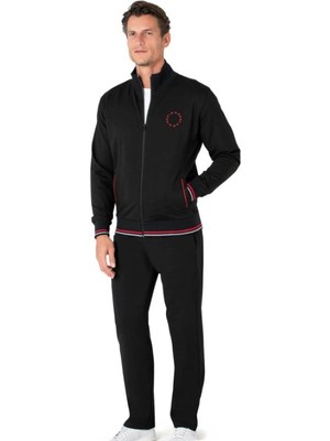 Pierre Cardin Erkek Fermuarlı Klasik Eşofman Takımı