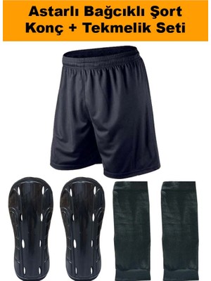 Liggo Tekmelik Konç Şort Seti Forma Şortu Kavallık Tozluk Seti
