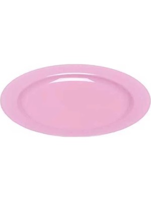 Ofis Turka Plastik Pembe Tabak 19 cm - 10 Adet