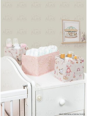 Storemax Baby Pembe 3'lü Çekmece Düzenleyici Avrupa Mukavva ile Tasarlanmış Pratik Organizer Set