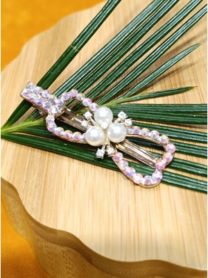 Monalisa Home Lüks Gösterişli  Parıltılı Yan Pens Toka