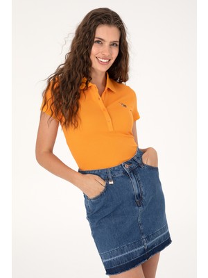 U.s. Polo Assn. Kadın Turuncu Tişört 50300887-VR051