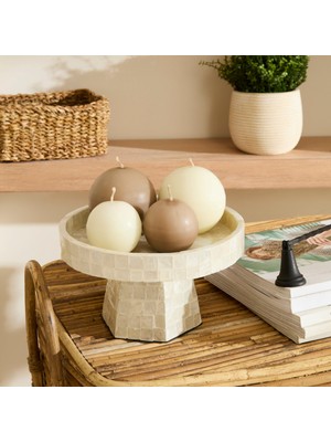 Karaca Home Carrie Ayaklı Dekoratif Tabak 22X13 cm