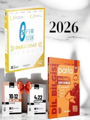 ÜçDörtBeş Yayınları-TYT-AYT-KPSS Tüm Adaylara Sıfır Risk Paragraf -Benim Hocam Dil Bilgisi Konu Özetli Soru Bankası