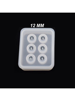 ElHobi 12mm Reçine  Epoksi silikon Boncuk Kalıbı -Kod:161