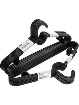 Askı Dolap Içi Elbise Askısı,pantolon,gömlek,ceket,etek Askısı,gardrop Için Slim Plastik Askı (10 Adet)(Kaliteli)