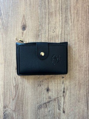 Kadın Kartlık ve Cüzdan Suni Deri - Siyah