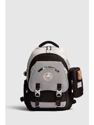 RLX-1511 Unisex Okul Sırt Çantası Öğrenci Günlük Seyahat Tatil Spor Yürüyüş Seyahat Gezi Kamp Günlük