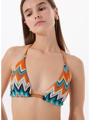 Fabrika Turuncu Kadın Bikini Üst Marmi
