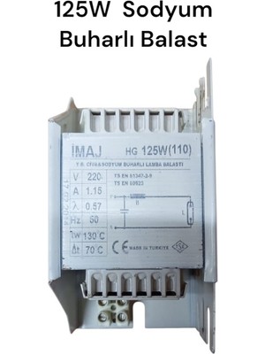 Imaj 125W Sodyum Buharlı Balast