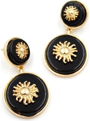 Güneş Küpe - Siyah