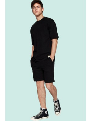 Erkek Modern Jogger Şort Pamuk Nefes Alabilir Günlük Spor Hafta Sonu Yaz Aylarının Vazgeçilmezi