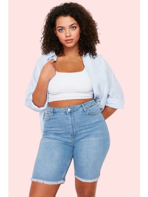 Kadın Skinny Denim Şort Pamuk Rahat Günlük Yaz Kombinleri Için Hafta Sonu Kaliteli Malzeme