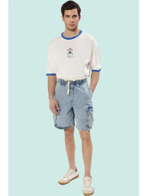 Erkek Kısa Boy Denim Şort Pamuk Renk Geniş Paça Rahat Günlük Kombinler Yaz Aylarının Vazgeçilmezi