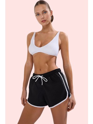 Kadın Yazlık Şort Polyester Etnik Desen Boru Paça Rahat Kesim Günlük Kullanım Modern Tasarım