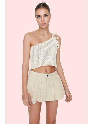 Kadın Denim Şort Etek Pamuklu Günlük Kullanım Için Rahat Hafta Sonu Yaz Aylarının Vazgeçilmezi