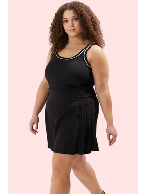 Kadın Büyük Beden Şort Etek Finike Dokuma Rahat Yaz Günlük Hafta Sonu Stilin Buluştuğu Yer