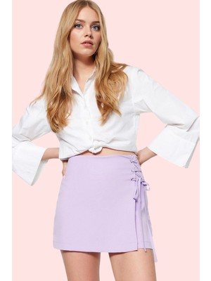 Kadın Yüksek Bel Şort Etek Günlük Kullanım Için Ideal Şık Tasarım Yaz Aylarının Vazgeçilmezi