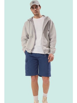 Erkek Pamuklu Denim Şort Rahat Geniş Paça Kısa Boy Günlük Kullanım Için Ideal Modern Tasarım