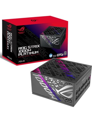 Asus 1000W 80+ Platınum Rog Strıx 1000P ATX 3.1 Tam Modüler Power Supply 10 Yıl Garanti