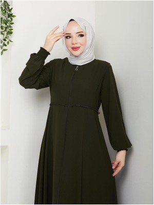 Gündelik Hac ve Umrelik Mevlana Ortası Işlemeli Ferace