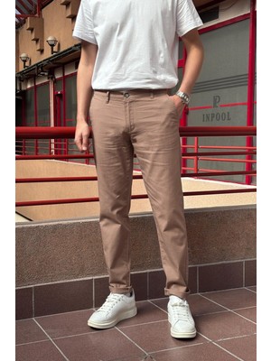 Erkek, Keten dokuma, Pamuklu kumaş, Regular fit, Mevsimlik Pantolon 294