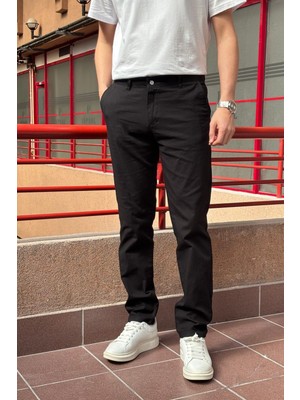 Erkek, Keten dokuma, Pamuklu kumaş, Regular fit, Mevsimlik Pantolon 294
