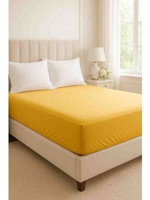 % 100  Pamuk Penye  Lastikli Çarşaf