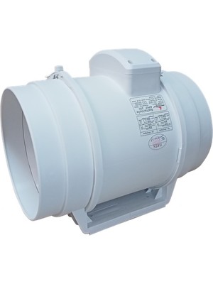 Bvn Bahçıvan Apkf 200 cm Sessiz Kanal Tipi Fan 1050 M³/h Emiş Gücü 150 W Beyaz Plastik Özellik