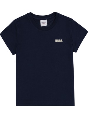 U.S. Polo Assn. Erkek Çocuk Lacivert Bisiklet Yaka Tişört 50313932-VR033