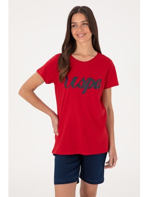 U.s. Polo Assn. Kadın Kırmızı Tişört 50307933-VR030