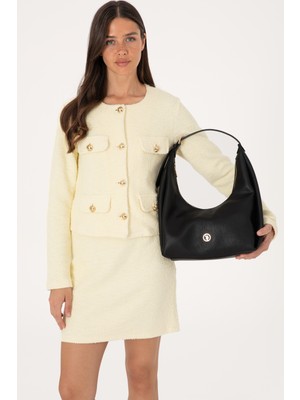 U.S. Polo Assn. Kadın Siyah Kol Çantası 50319173-VR046