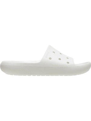 Crocs Classic Slide V2 Unisex Terlik 209401-100 Beyaz