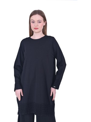 Kat Kat Triko Tunik Siyah