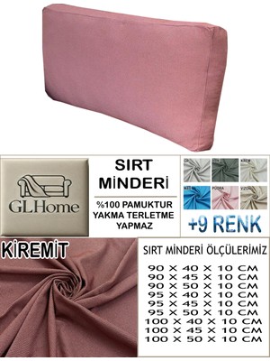 %100 Pamuk Petek 4 Adet Sırt Minderi Kılıfı