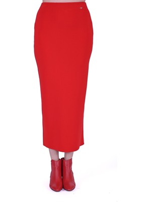 Triko Kalem Etek Kırmızı